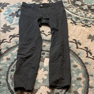 Grey jeggings work pants